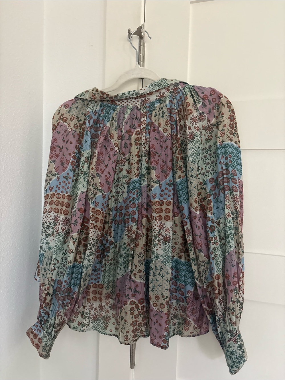 Roller Rabbit Floral Button-Up Blouse - Picture 2 of 4